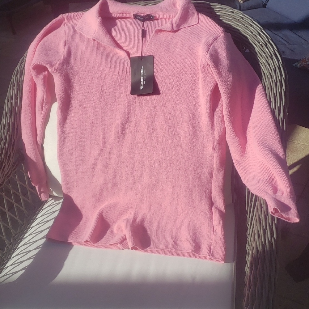 PrettyLittleThing Knit Romper (M)